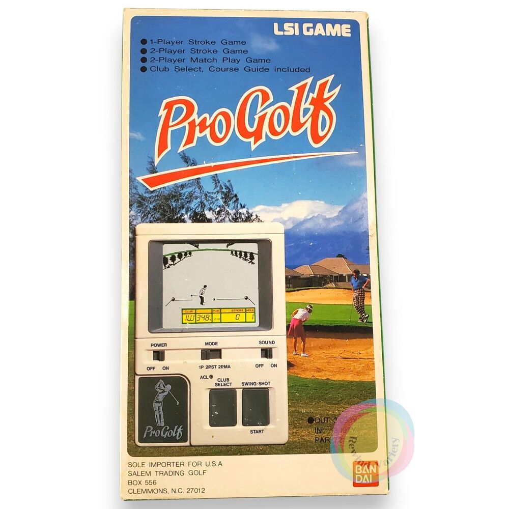 Bandai Vintage 1984 Pro Golf LSI Game Boxed